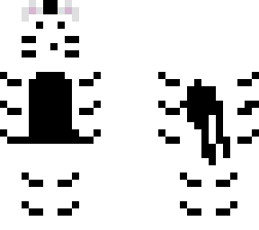 black and white stripe oc