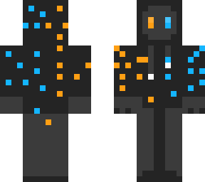 blue and orange