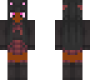 cute black neko skin!!