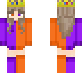 girl hoodie 2 colors (halloween) w/ technoblade crown