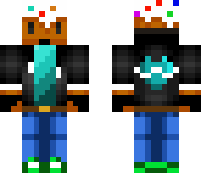 lover fam cupcake man (my youtube skin)