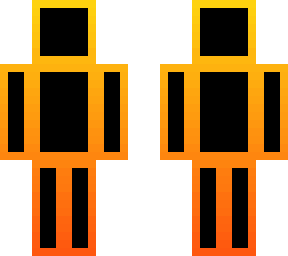 orange gradient outline with black inside