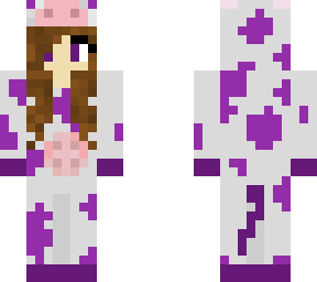 purple cow onesie girl