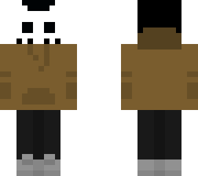 skin, skull with hoodie.