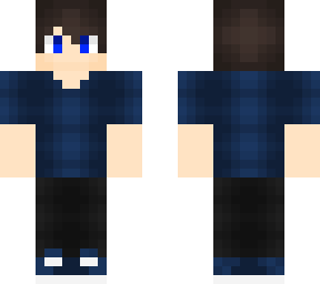 boy in the blue t-shirt