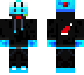 light blue yoshi black santa hat hoodie
