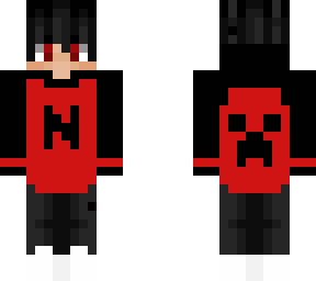 n red and black boy