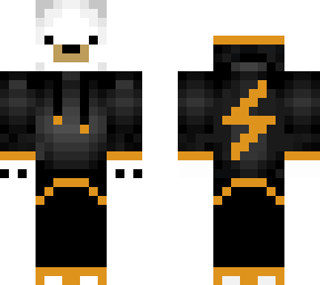 orange polar bear