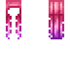 pink to purple ombre hair base