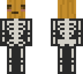 pumpkin skeleton