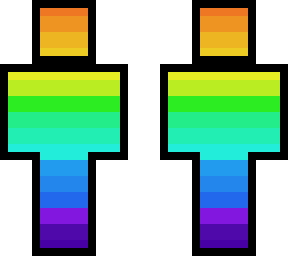 rainbow gradient skin!