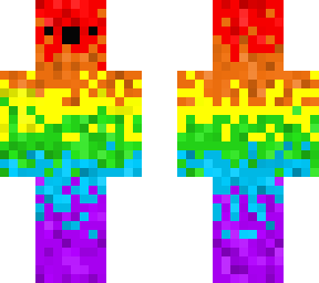 rainbow pixelated gradient