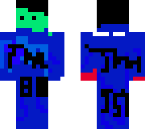 the blue