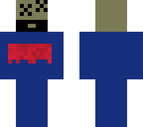 a weird man with a back