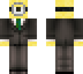 green tie minion suit