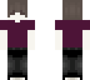 purple/red shirt skin (i honestly dont know what colour the shirt is)