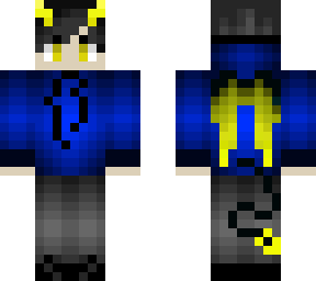 yellow life blue devil boy