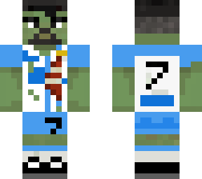 illojuan disfrazado de zombie hallowheen