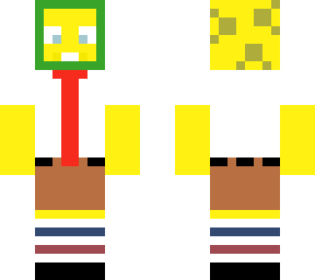 spongebob the lovely flower costume skin