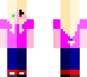 1 color skin with darker color on right