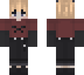 blonde red-n-black