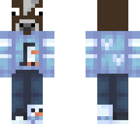 cow in a penguin hoodie