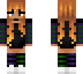 halloween witch stripe ginger