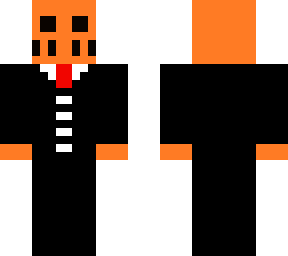 pumpkin warrior in suit