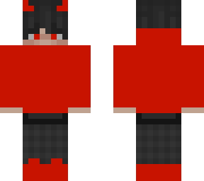 red boy with horns