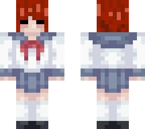 school girl with red hair