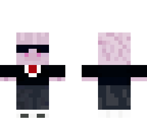 tiny pig with suit