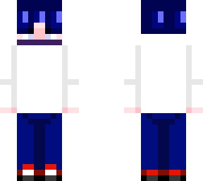 boy with a white sweatshirt (idk what to call it)