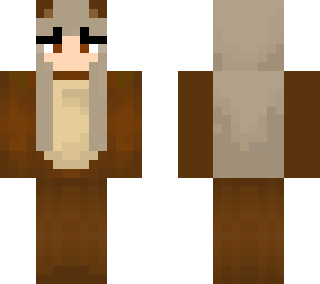 brown hair girl bear