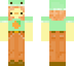 duck frog girl