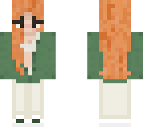 edit of red head pinetrest girl