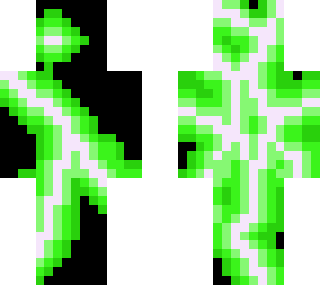 green lightning dude