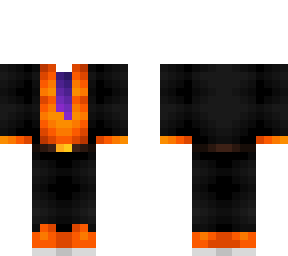 ob - spooky black & orange suit