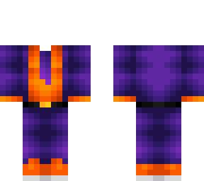 ob - spooky purple & orange suit