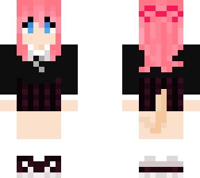 pink haired dark academia