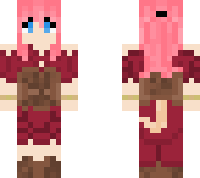 pink haired neo-ishgardian healer ffxiv