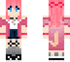 pink haired witchy outfit