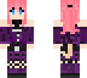 pink haired wither hoody