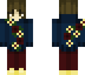 +flower sweater+
