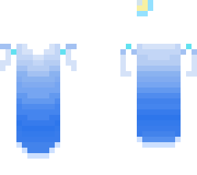 blue water dress