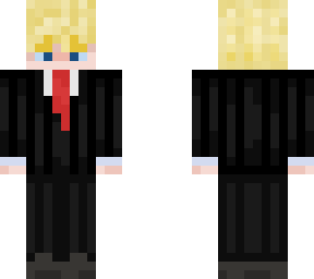 boy blonde suit
