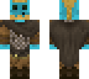 cool blue slime viking