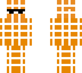 cool orange checkers
