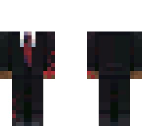 headless bloody suit