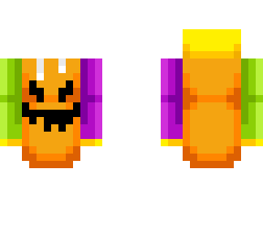 jack o lantern color block hoodie outfit base smile