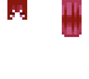 medium length red-pink hair base